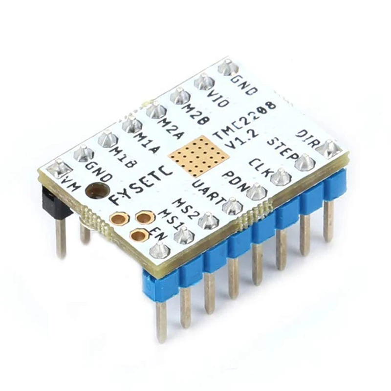 5 шт. 3d принтер шаговый двигатель драйвер, TMC2208 V1.2 Stepstick шаговый двигатель драйвер модуль носитель с радиатором для 3d принтера