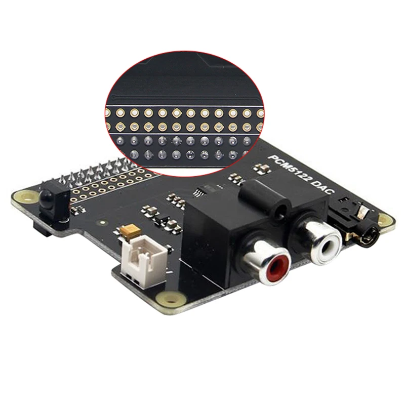 Чип Pcm5122 Ti Hifi Dac аудио модуль звуковой карты для Raspberry Pi 3 Model B+ Zero W с ИК-приемником 3,5 мм Rca порт