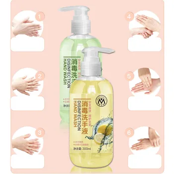 

300ml Protable Hand Soap Disinfection Degerming Hand Sanitizer No Alcohol Household Sanitizer Gel Washing-free Water Liquid g25