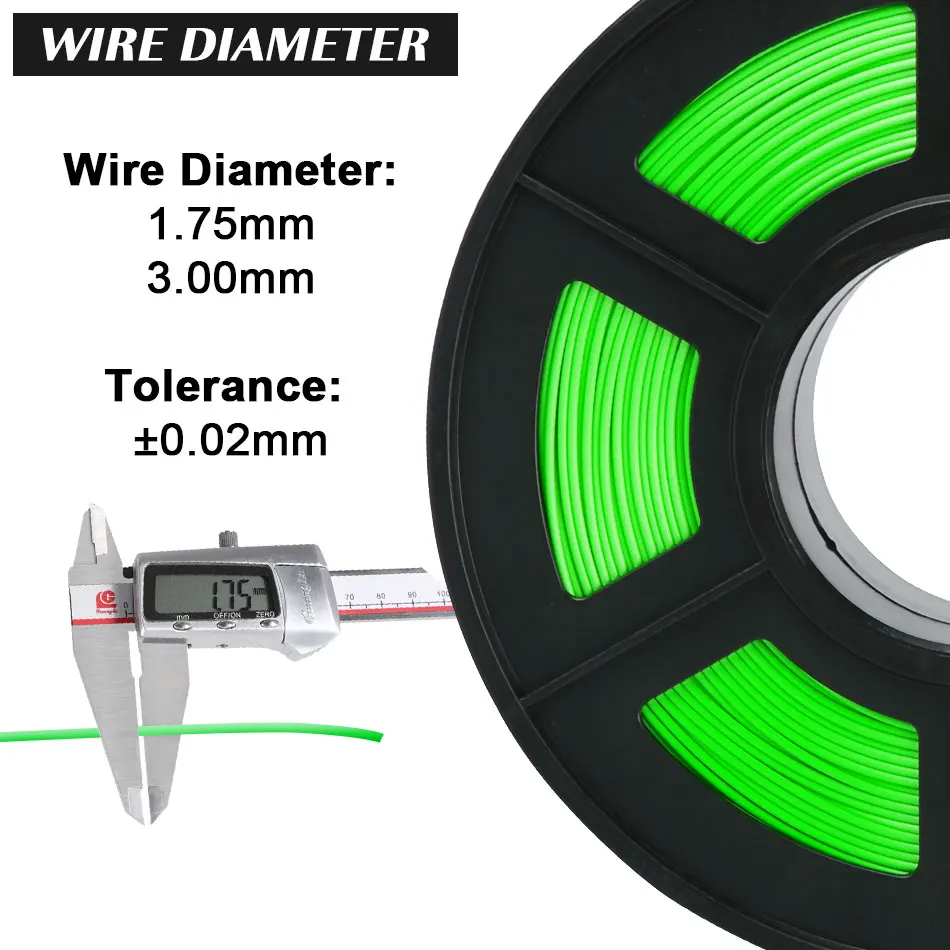 Enotepad 3D принтеры АБС пластик с диаметром нити допуск +/ 0 02 мм 1 75 кг 2.2lbs катушки для