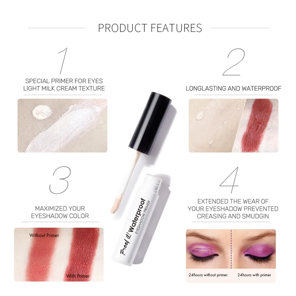 Eyes Makeup Base Eyeshadow Primer Enhance The Color Anti-smudge And Shadow Base Cream Waterproof Eyeshadow Makeup Cosmetics Tool