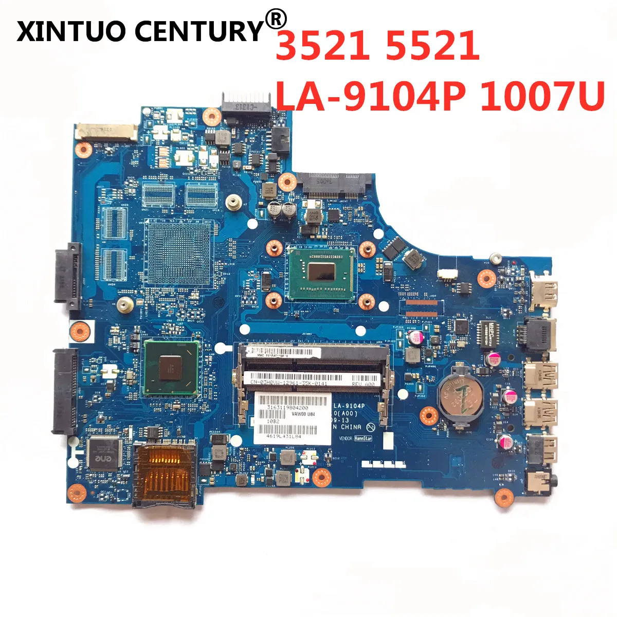 LA-9104P материнская плата для ноутбука DELL Inspirion 15R 3521 5521 1007U PC CN-0671DP 0671DP VAW00 полный tesed