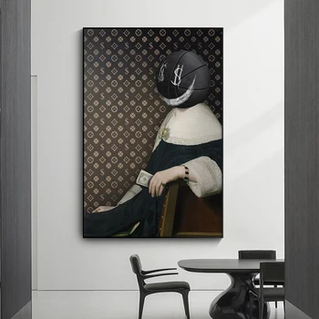 The World is Yours and Masked People Artworks Printed on Canvas 11