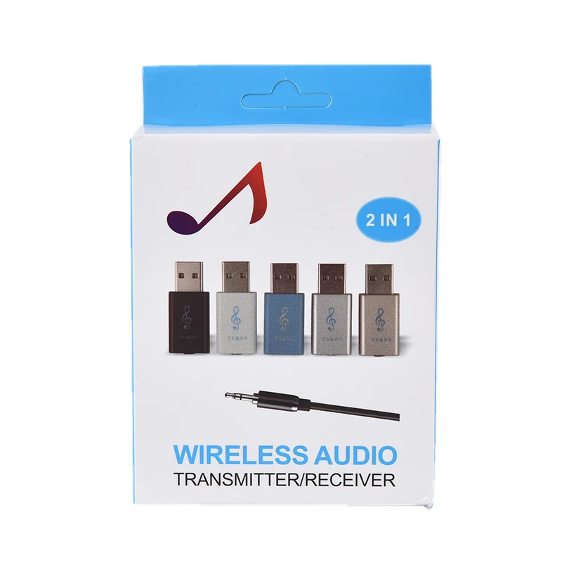 Bluetooth 5,0 передатчик приемник беспроводной аудио адаптер Plug Play для ТВ ПК