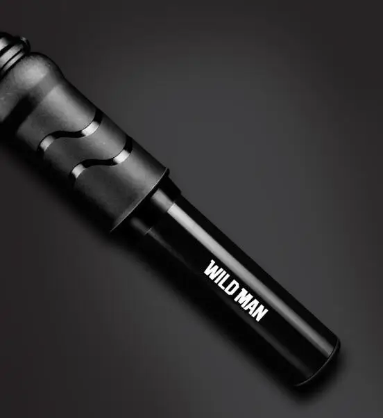 Мини велосипедный пневматический насос 100 PSI портативный цилиндр металлический дорожный велосипед надувной насос с держателем насоса подходит Schrader Presta рот - Цвет: Black