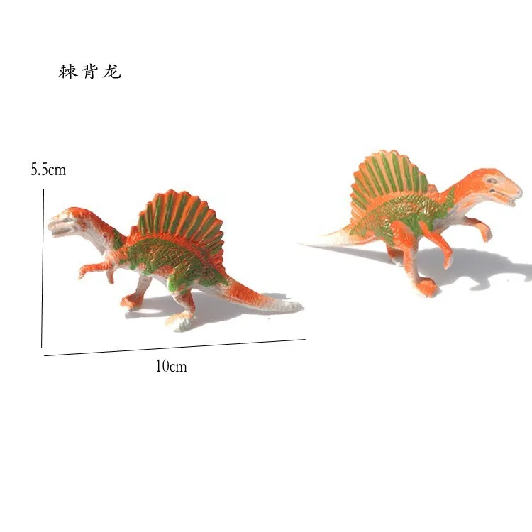 Новая стильная твердая игрушка динозавра Пластиковая Фигурка динозавра маленький динозавр Стегозавр спинозавр Птерозавр оптовая продажа