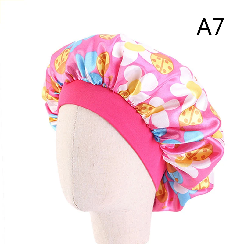 Bonnet de Nuit en Satin Soyeux pour Bébé, Turban pour Enfants, Vêtements de  Sauna Solides, Chapeau d'Enveloppement de Sauna, à la Mode - AliExpress