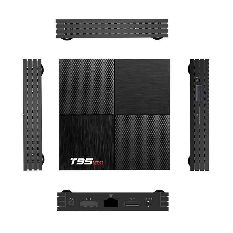Android 9,0 tv Box 2 Гб 16 Гб T95 мини Smart tv BOX Allwinner H6 quad core 6K HDR 2,4 ГГц Wifi T95Mini PK T95 MAX телеприставка