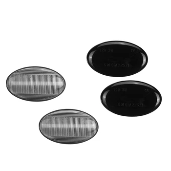 

2Pcs Car Dynamic LED Side Repeater Indicator Light Flowing Side Marker Signal Lamp Light for Mercedes-Benz Smart W450 W452 A-Cla