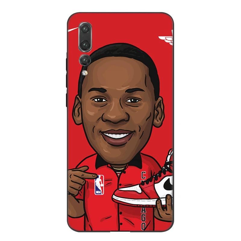 Mobile Phone Case for Huawei Honor Note 10 View 20 6A 7A 7C 7X 8 8X 8C 9X 9 Lite Pro Cover basketball star - Цвет: B7