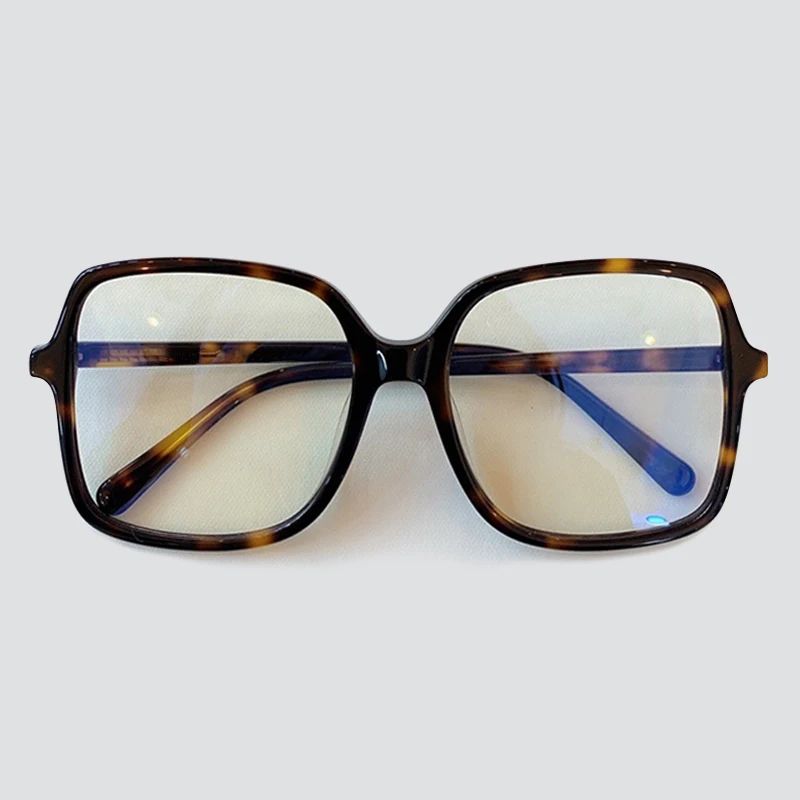 No2 Eyeglasses Квадратная оправа для очков для женщин и мужчин, винтажные очки с прозрачными линзами, оптическая оправа для очков, модная - Цвет оправы: No2 Eyeglasses