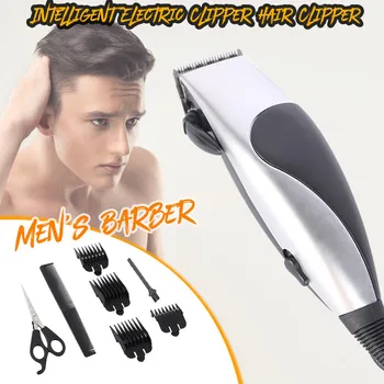 

Electric Hair Clippers Men's Barber Tool Metal Professional Hair Clipper Electric Plug In Hair Grooming Home Haircut Machine#g40