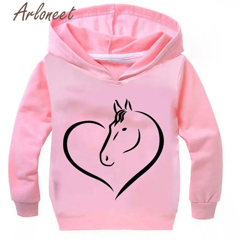 ARLONEET clothes children boys Girls Long Sleeve Sweatshirts Cotton letter sweatshirt kids winter girls Hoodies Sweatshirts