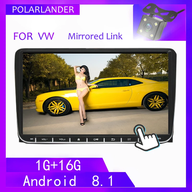 2 Din " Mirrror Link автомобильный стерео радио мультимедиа для Bora Golf VW Polo Passat B6 B7 Touran MP5 плеер gps навигация