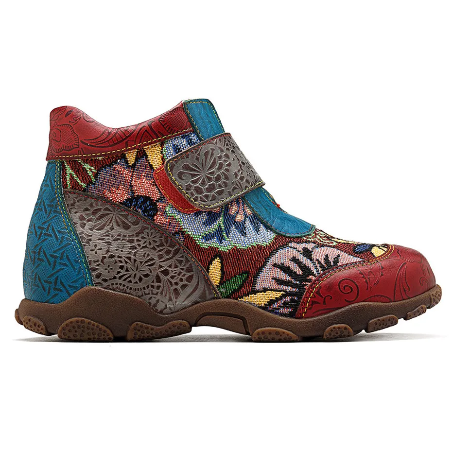 Genuine Leather Winter Ankle Boots For Women Shoes Handmade Large Size Woman Sneakers Retro Increased Women Boots Tenis Feminino (6)