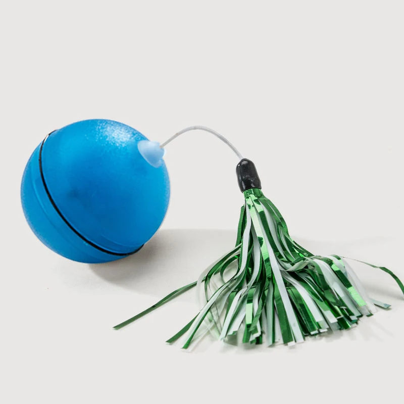 Нечестивый мяч для собак USB электронный Wobbling Crazy Ball светодиодный автоматический прокатный флэш-шар Интерактивная забавная игрушка