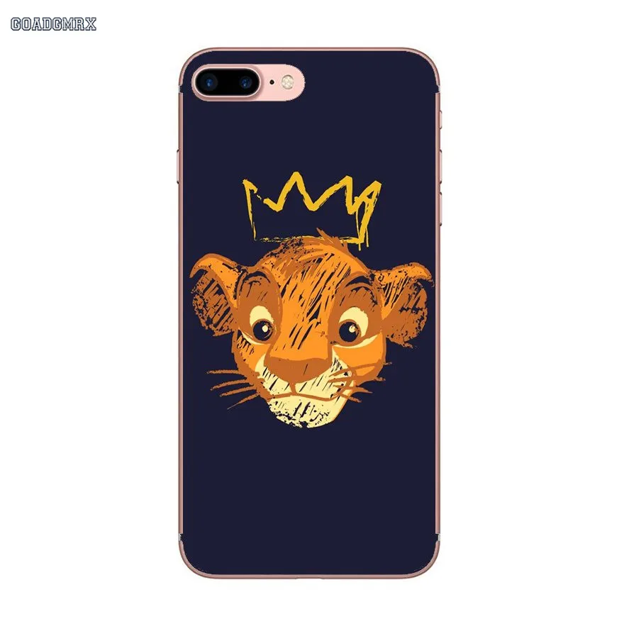 Для Samsung Galaxy A3 A5 A7 A750 A10 A30 A40 A50 A70 A6 A8 A9 плюс J8 Король Лев мультфильм прозрачные чехлы из ТПУ