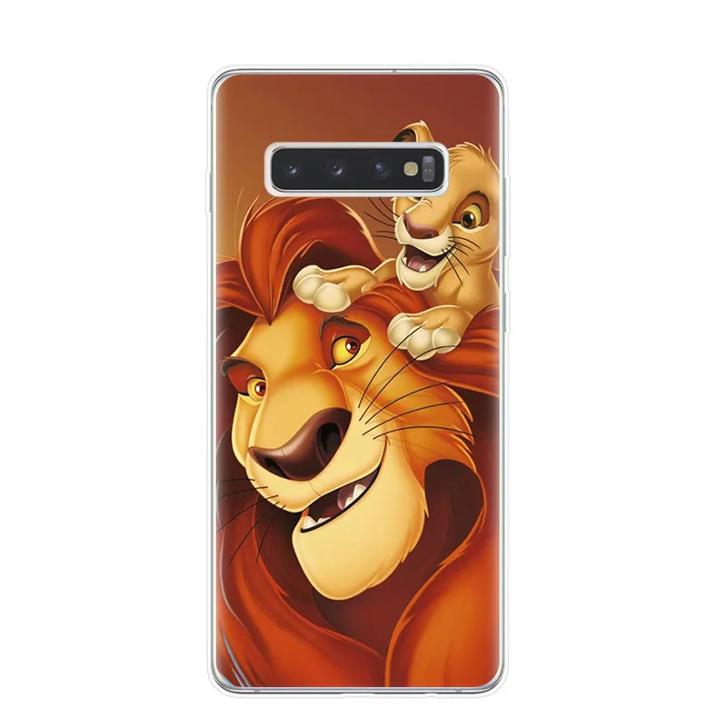 Роскошный чехол для телефона Lion King nala simba timon для samsung Galaxy S10 S9 S8 Plus S6 S7 Edge S10E Lite 5G Мягкий ТПУ чехол Капа Etui - Цвет: T3575
