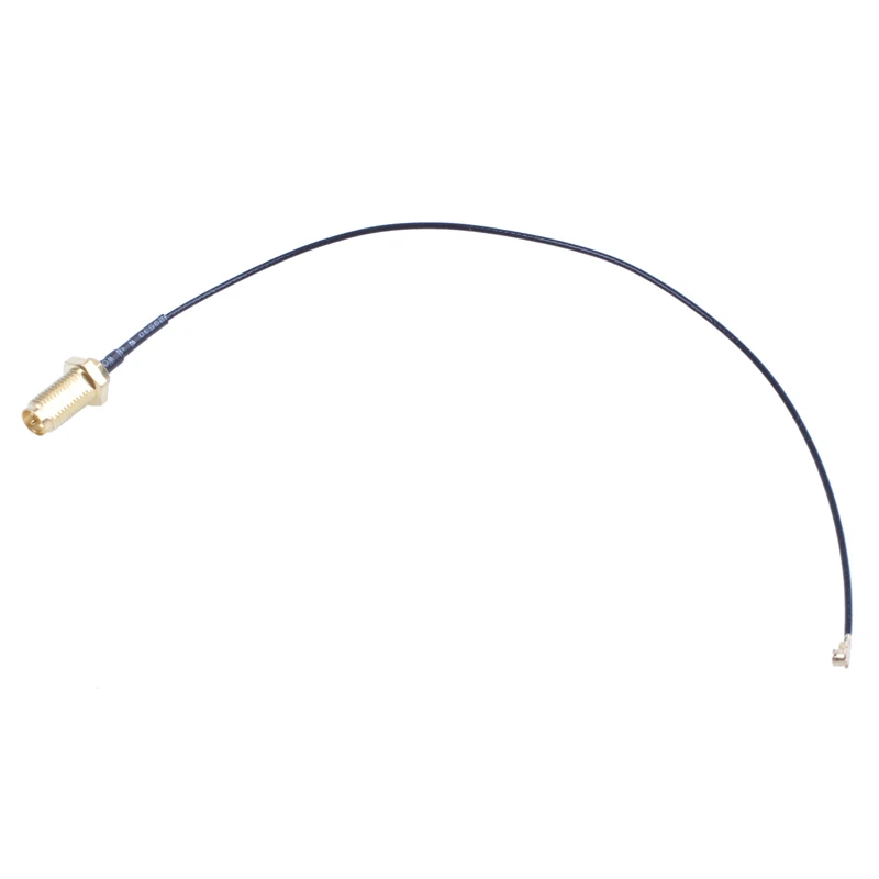 15cm U.FL/IPX to RP-SMA Female Antenna Pigtail Jumper Cable Gold X4Y3 