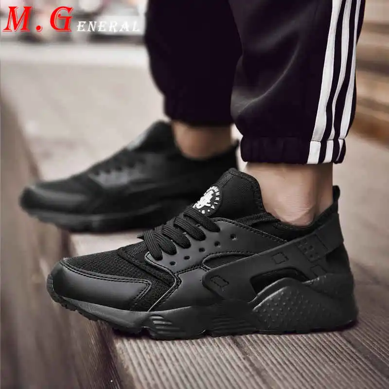 trendy black trainers