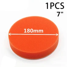 

Car Polishing Clean Pad Buffing Waxing Paint Care Flat Orange 7inch Useful