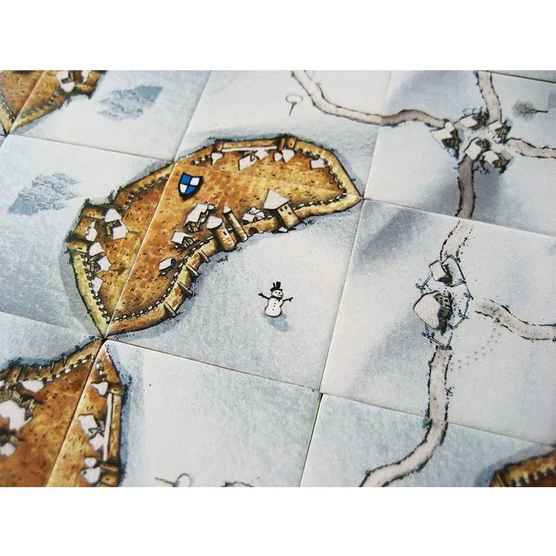 Каркассон: зимнее издание английская настольная игра расширения 2 5 игроков карты