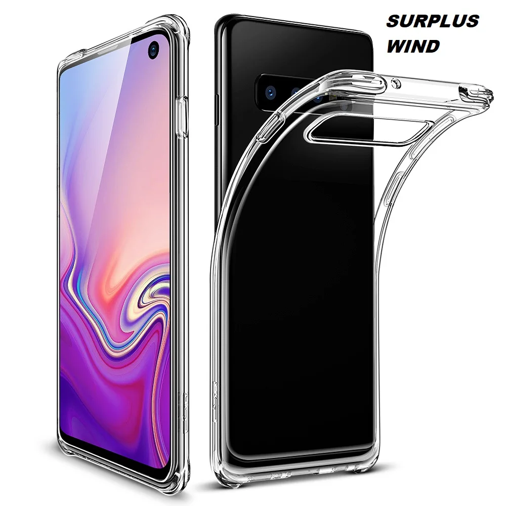 Soft Phone Case for Samsung S10 Clear TPU Back Cover Bumper Casing Galaxy Plus S10E Coque | Мобильные телефоны и