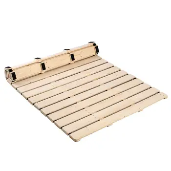 

Bedboard hardwood mattress solid wood waist bed frame row skeleton protection spine wood mattress pine folding 2 m long