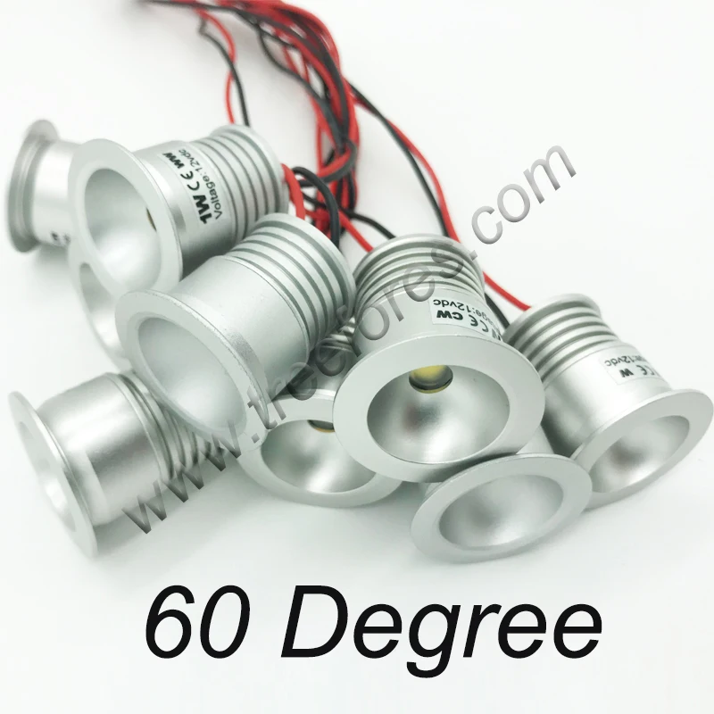 0 25mm LED Downlight 12V 1W 