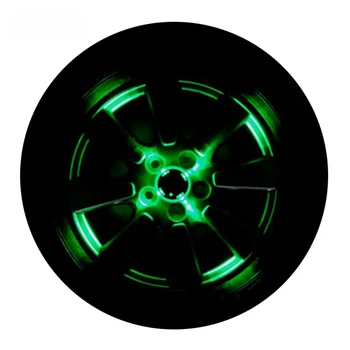 

2/4 pieces car Solar Flash Wheels Light Car styling Cool exterior Colored lights auto Universal accessories