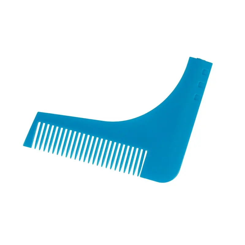 1 шт. мужской гребень для коррекции бороды, шаблонный инструмент для коррекции бороды, инструмент для стрижки волос, формовочная линия для бороды