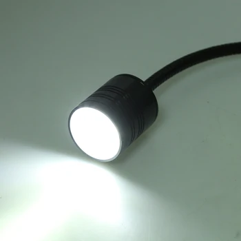 

12V LED Spot Reading Light Switch Camper Van Caravan Boat Motorhome Black