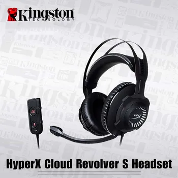 

Game Computer Earphone HyperX Headphone Cloud Revolver S Headset Wired For PC PS4 PRO Xbox One Headphone Laptop Head-mounted