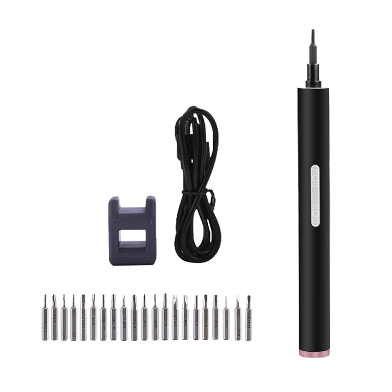 

Electric Rechargeable Phone Screwdriver 21 Bits DIY Repairing Tools Kit GV99