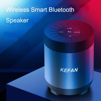 

K2 Smart AI Wireless Bluetooth Speaker Phone Mini Audio Home Subwoofer Outdoor TF card FM Radio high volume TWS Stereo Sound