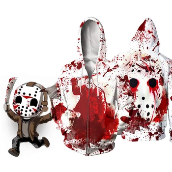 

Friday The 13th Jason Voorhees Male Raglan Hoodies Freddy Horror Maske Creative Mens Pullover Casual Funny Mens Streetwear Tops