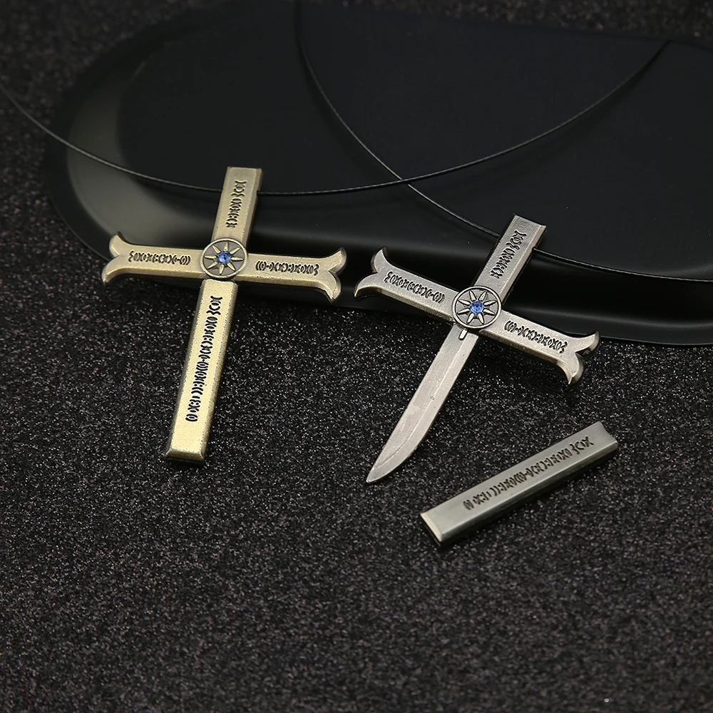 Dracule Mihawk Cross Sword Kogatana Zinc Alloy Necklaces | One piece ...
