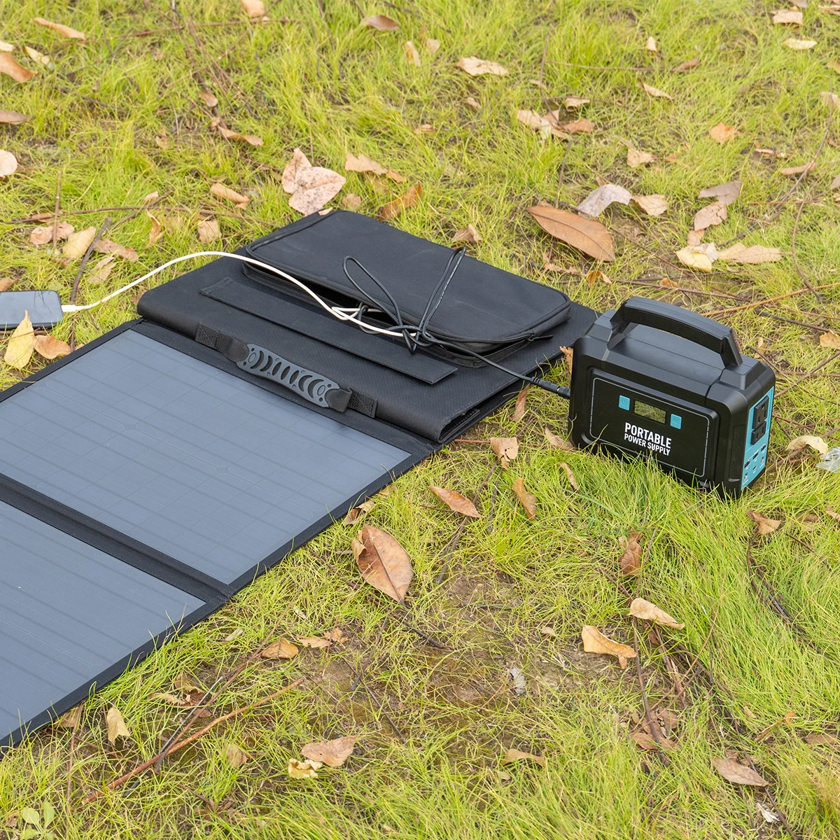 40000mAh Portable Solar Generator System Car Jump Starter 110V 220V Power Bank Station Home Outdoor Emergency Power Supply 148Wh