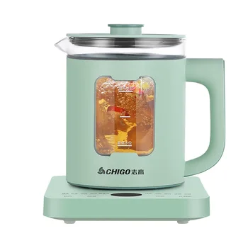 

Chigo Multi-functional Household Mini Health Pot Office Glass hua cha hu Kettle Tea Cooker zhong yao hu