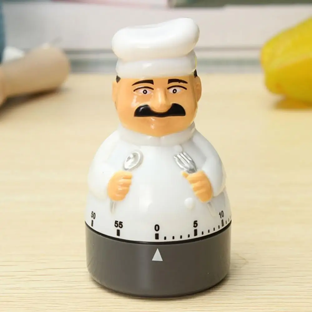 60 Minutes Kitchen Mechanical Timer Cooking Baking Reminder Loud Alarm·Clock  xf