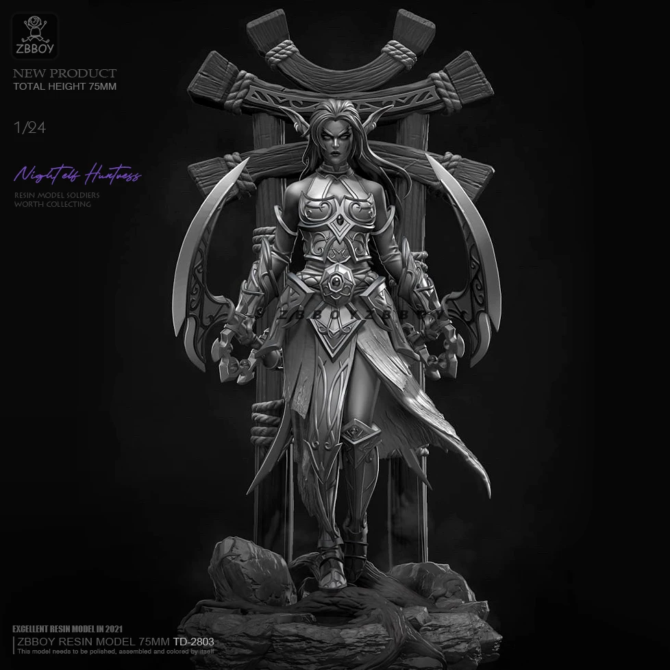 75mm Resin model kits DIY figure selfassembled TD2803