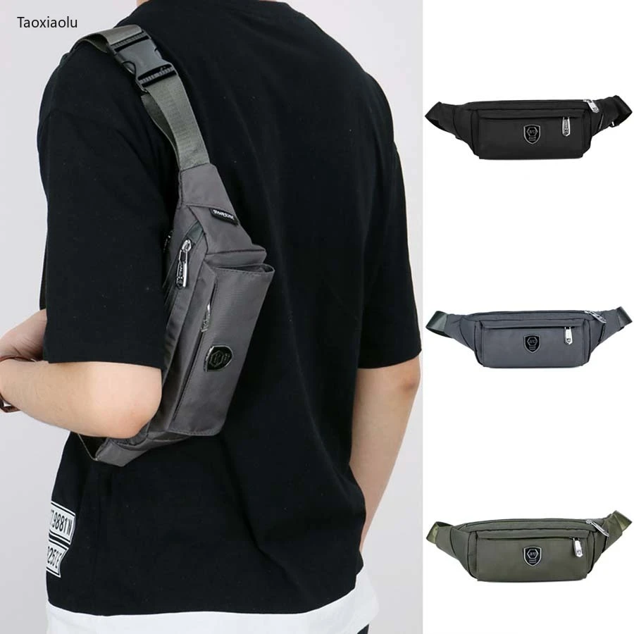 Riñonera de para hombre, bolsa para monedas, cartera deportiva de viaje, riñonera, bolso para el vientre, bolso con cinturón, - AliExpress