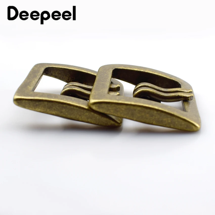 Deepeel 1 шт. 40 мм Ретро стиль чистая медь пряжка для ремня головка унисекс двойная