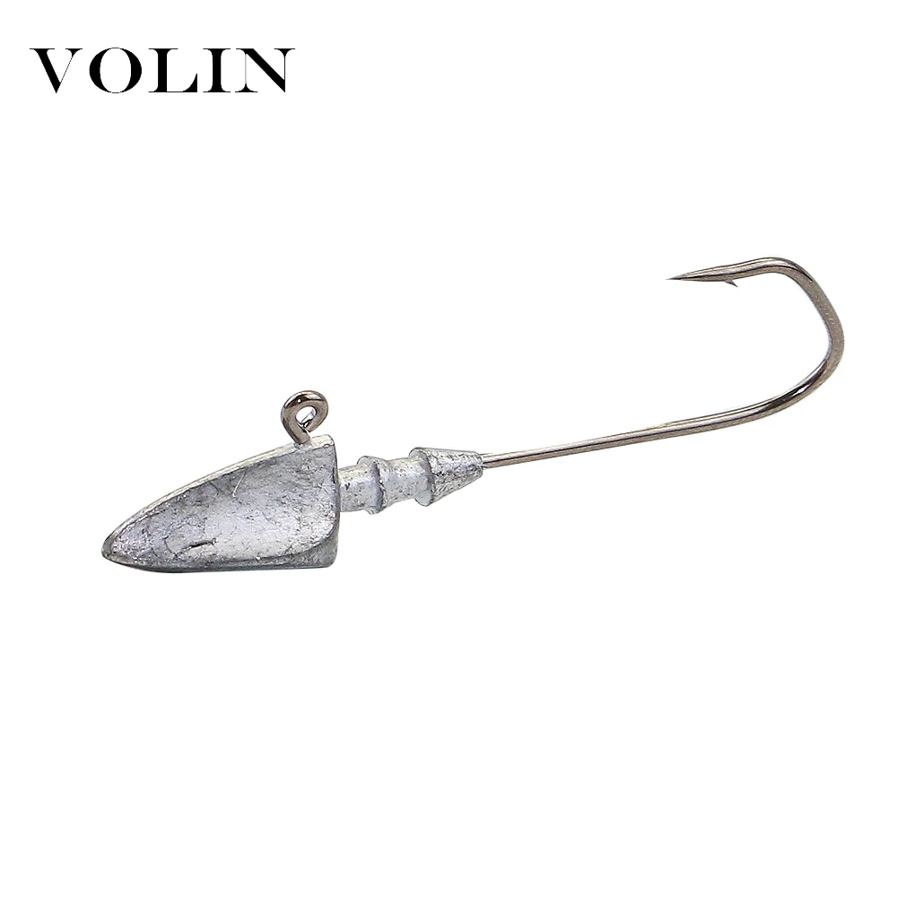 Новые рыболовные крючки VOLIN 5 шт. 3. Искусственная кожа/7 г/10 г/14 г свинцовая