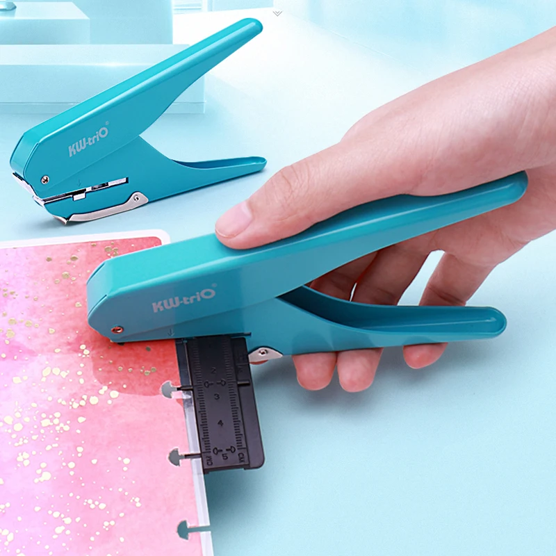 Fromthenon Mushroom Discbound Hole Punch Puncher Handheld DIY Paper Cutter With Ruler For Disc - View #6