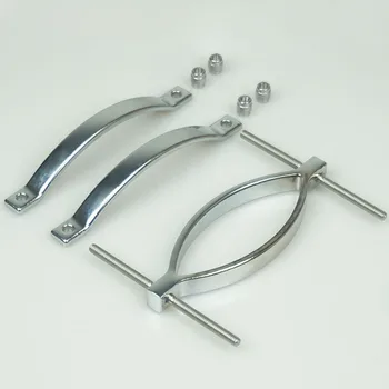 Stainless Steel Pussy Clamp Labia Chastity Spreader Stretcher BDSM,Easy Access to Clitoris Vagina Bondage,Sex Toys For Couples 5