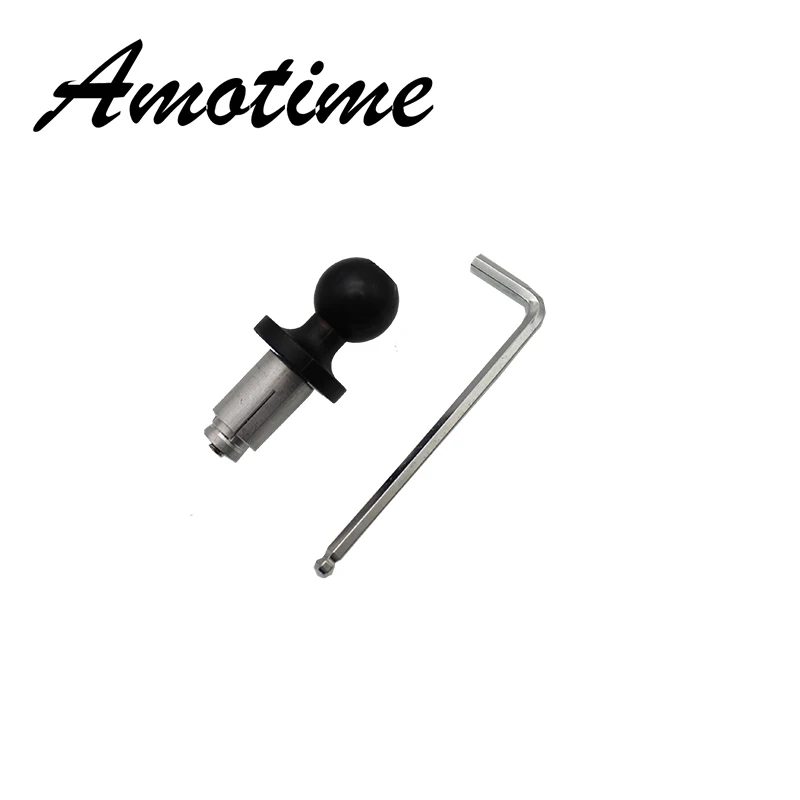 

Motorcycle Bike Mount, Black Fork Stem Base with 1" Ball for RAM Mount for gopro