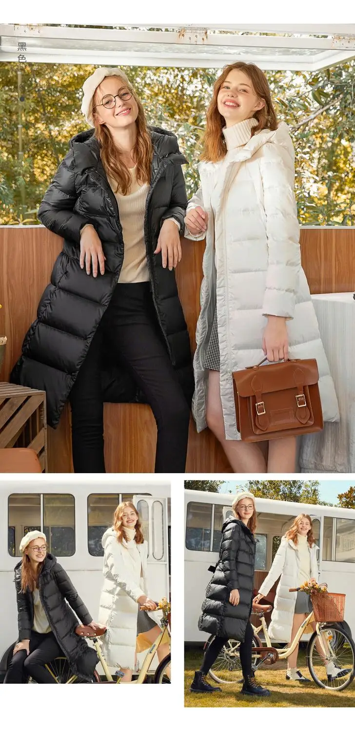 SEMIR, женский зимний модный пуховик, плотное теплое пальто, женская хлопковая куртка, длинная куртка, зимняя куртка с капюшоном, Feminina