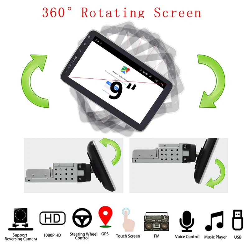 cheap WONVON Car Radio Multimedia Player 1 Din GPS Navigation Stereo Radio for Toyota Corolla Passat POLO GOLF Skoda Seat Leon