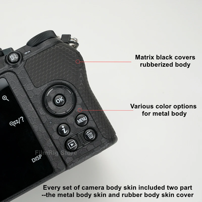 Pele para Nikon Capa Skins Câmera Anti-risco Decalque Protetor Cabolsa 3m Vinil Material Envoltório Adesivo Filme Z50 - Image 3